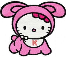 Detail Desain Hello Kitty Nomer 9