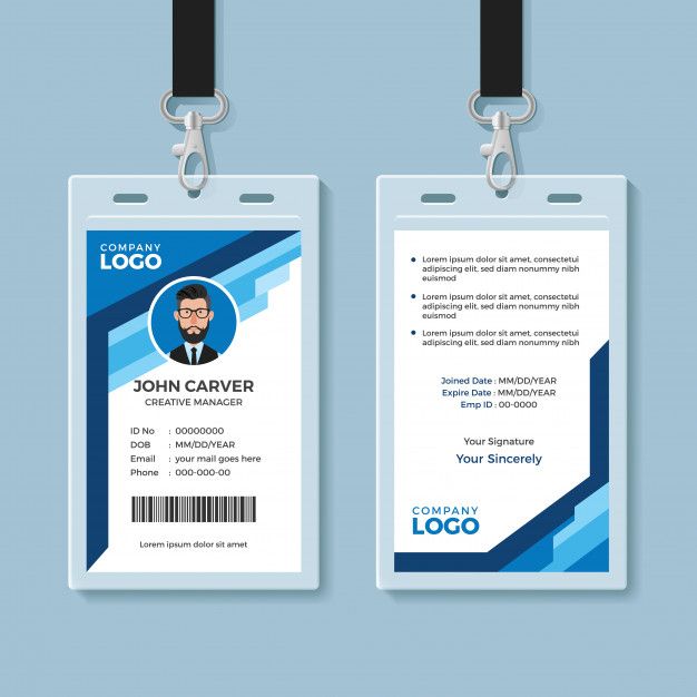 Detail Desain Id Card Online Gratis Koleksi Nomer 31