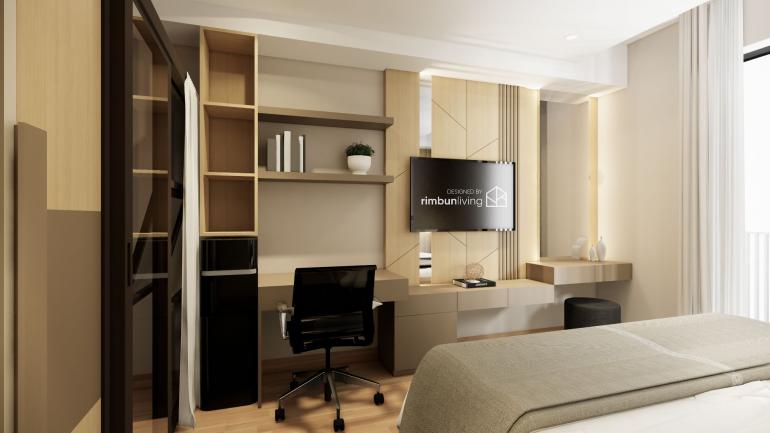 Detail Desain Interior Apartemen Studio Nomer 33