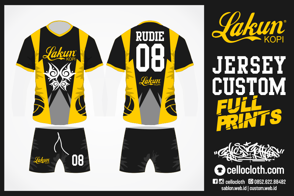 Detail Desain Jersey Online Nomer 18