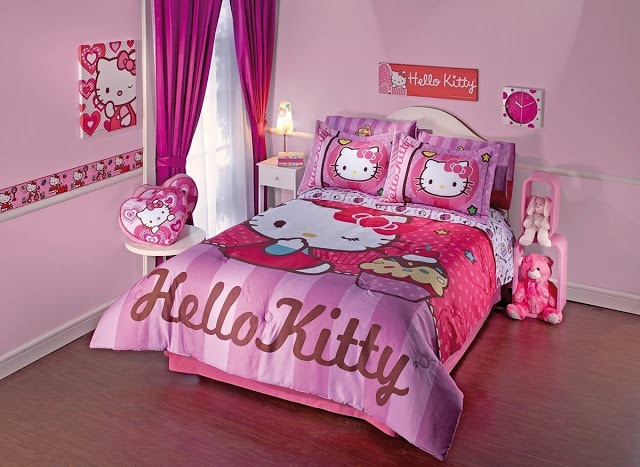 Detail Desain Kamar Tidur Anak Perempuan Hello Kitty Nomer 25