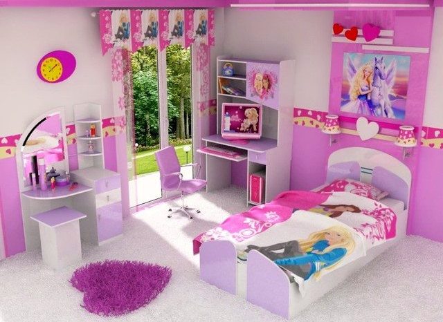 Detail Desain Kamar Tidur Anak Perempuan Hello Kitty Nomer 38