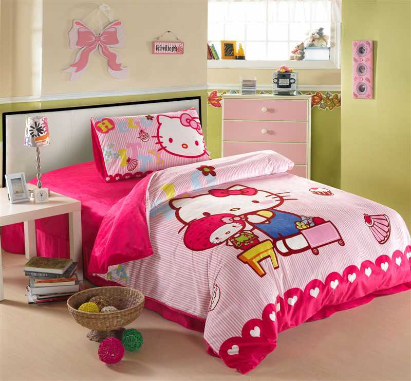 Detail Desain Kamar Tidur Anak Perempuan Hello Kitty Nomer 40