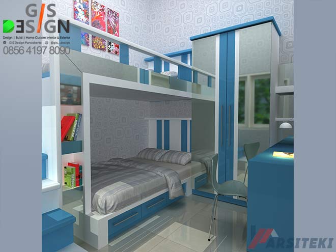 Detail Desain Kamar Tidur Untuk 2 Anak Perempuan Nomer 32