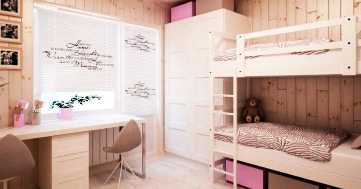 Detail Desain Kamar Tidur Untuk 2 Anak Perempuan Nomer 33