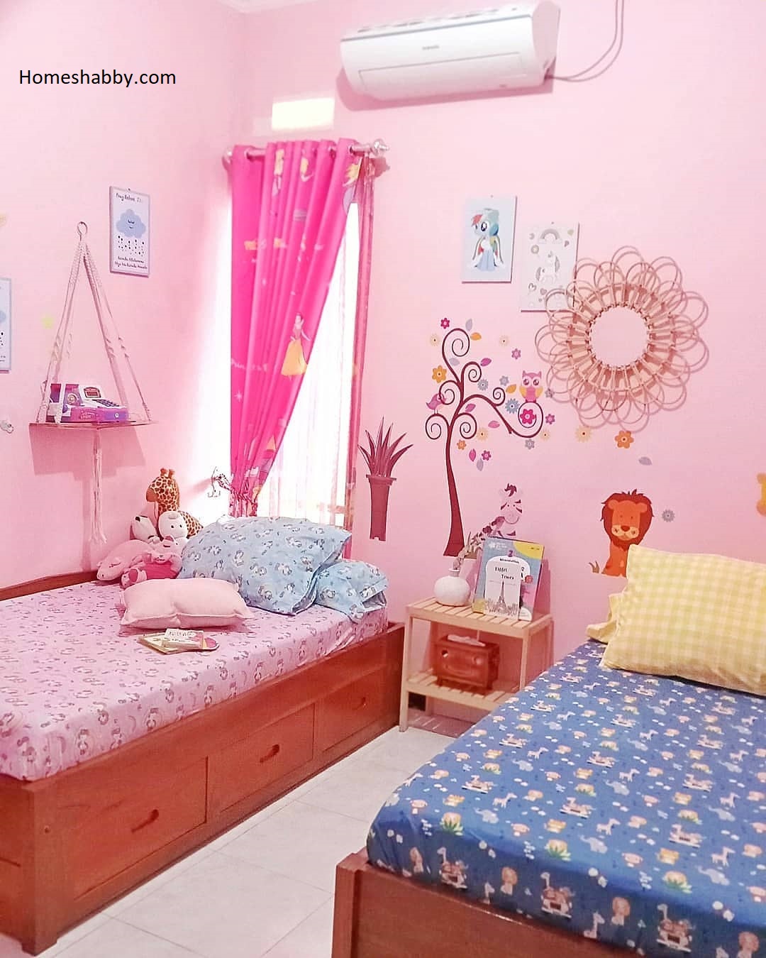 Detail Desain Kamar Tidur Untuk 2 Anak Perempuan Nomer 7