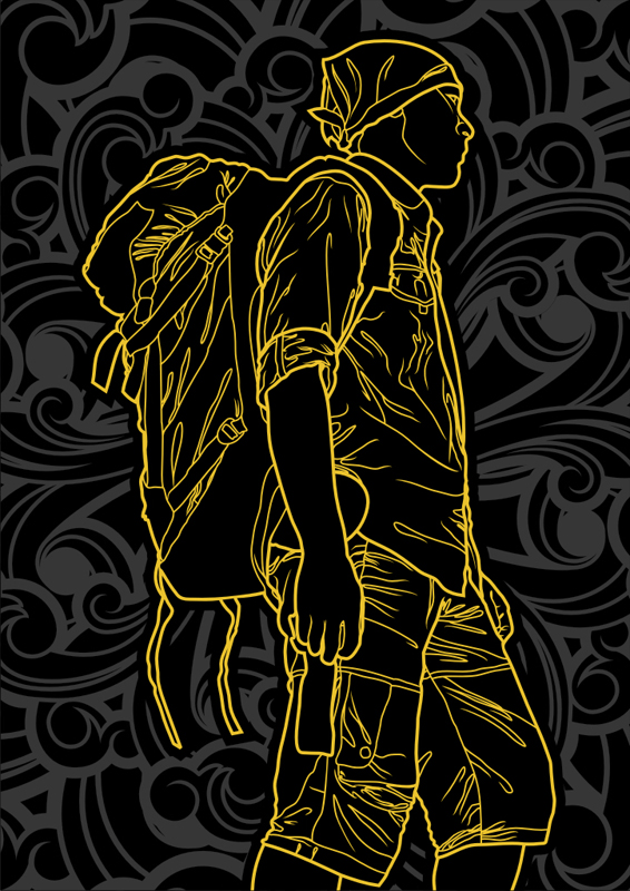 Detail Desain Kaos Mapala Nomer 24