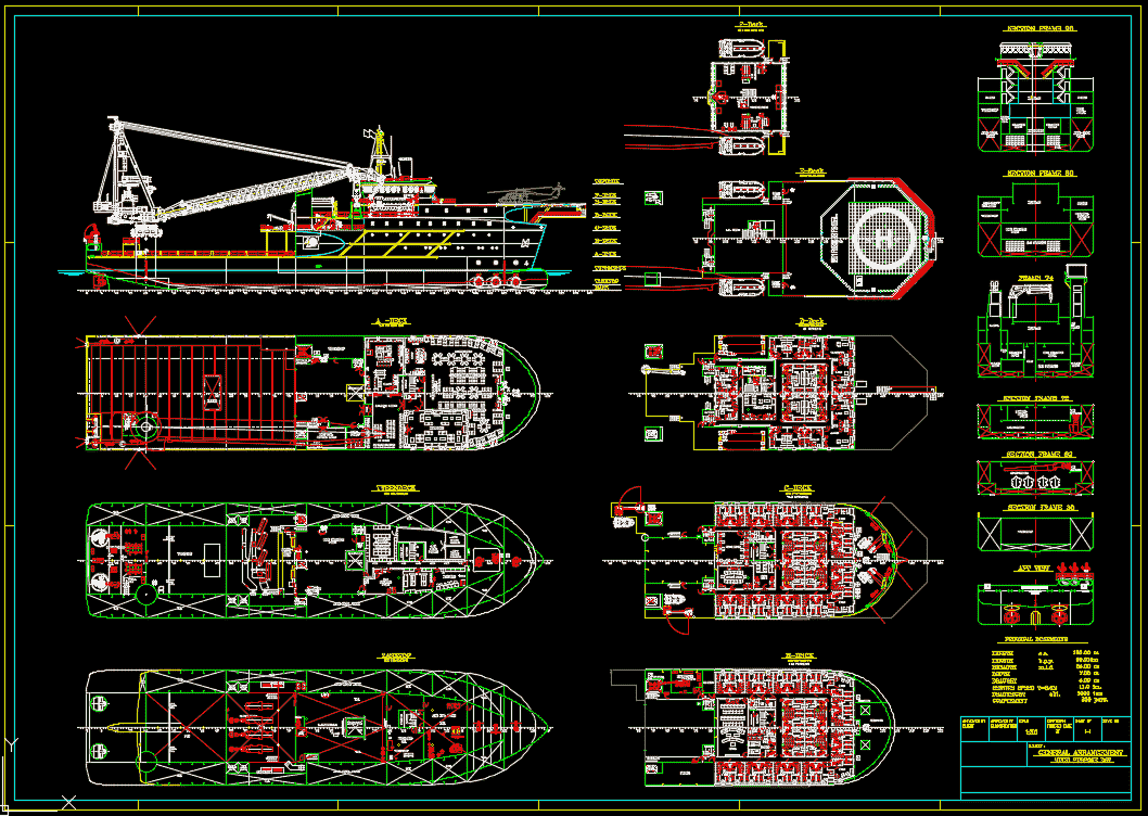 Desain Kapal Autocad - KibrisPDR