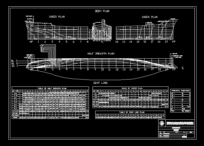 Detail Desain Kapal Autocad Nomer 14