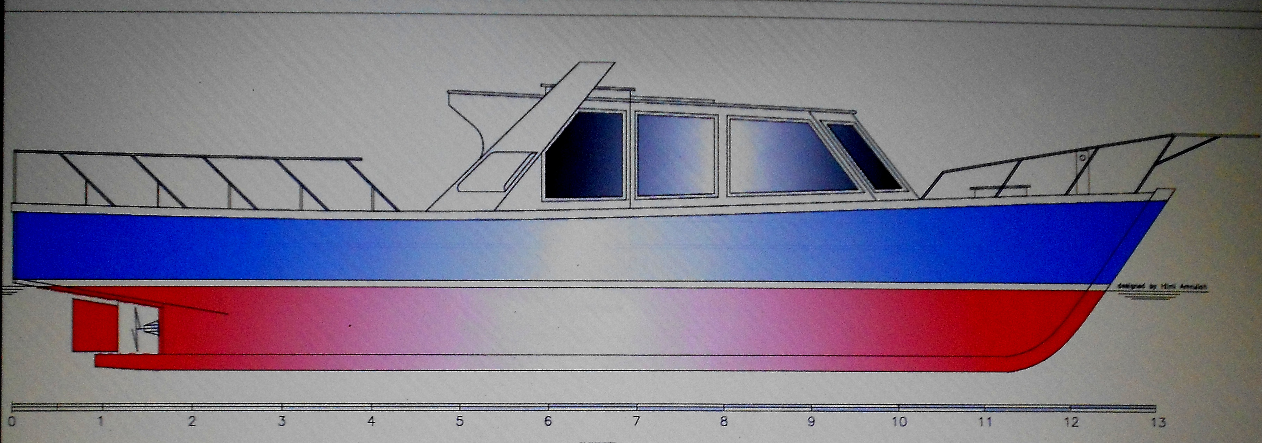 Detail Desain Kapal Mancing Kayu Nomer 8