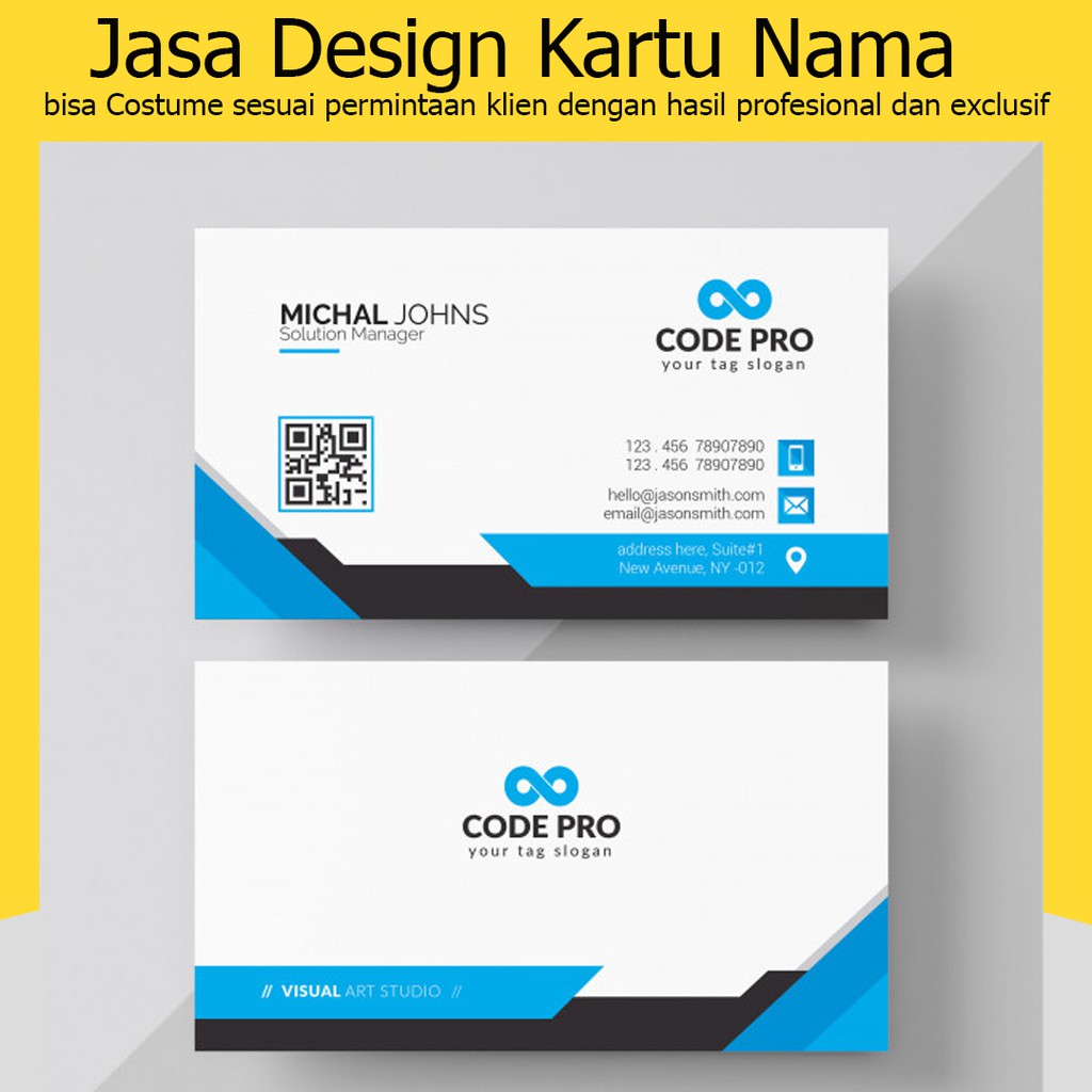 Detail Desain Kartu Nama Online Gratis Nomer 14