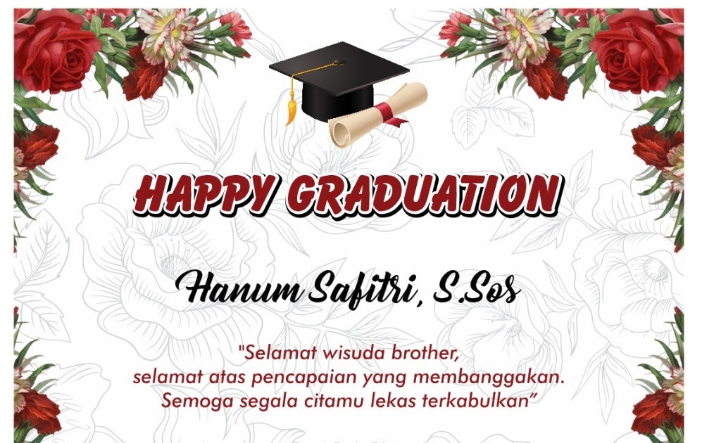 Detail Desain Kartu Ucapan Happy Graduation Nomer 32