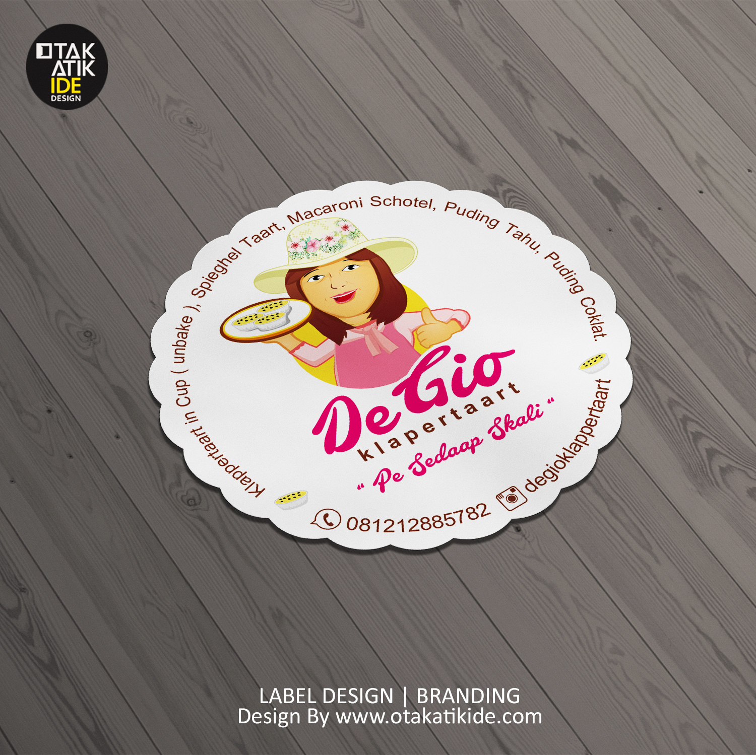 Detail Desain Label Makanan Online Nomer 33