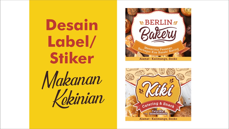 Detail Desain Label Makanan Online Nomer 55