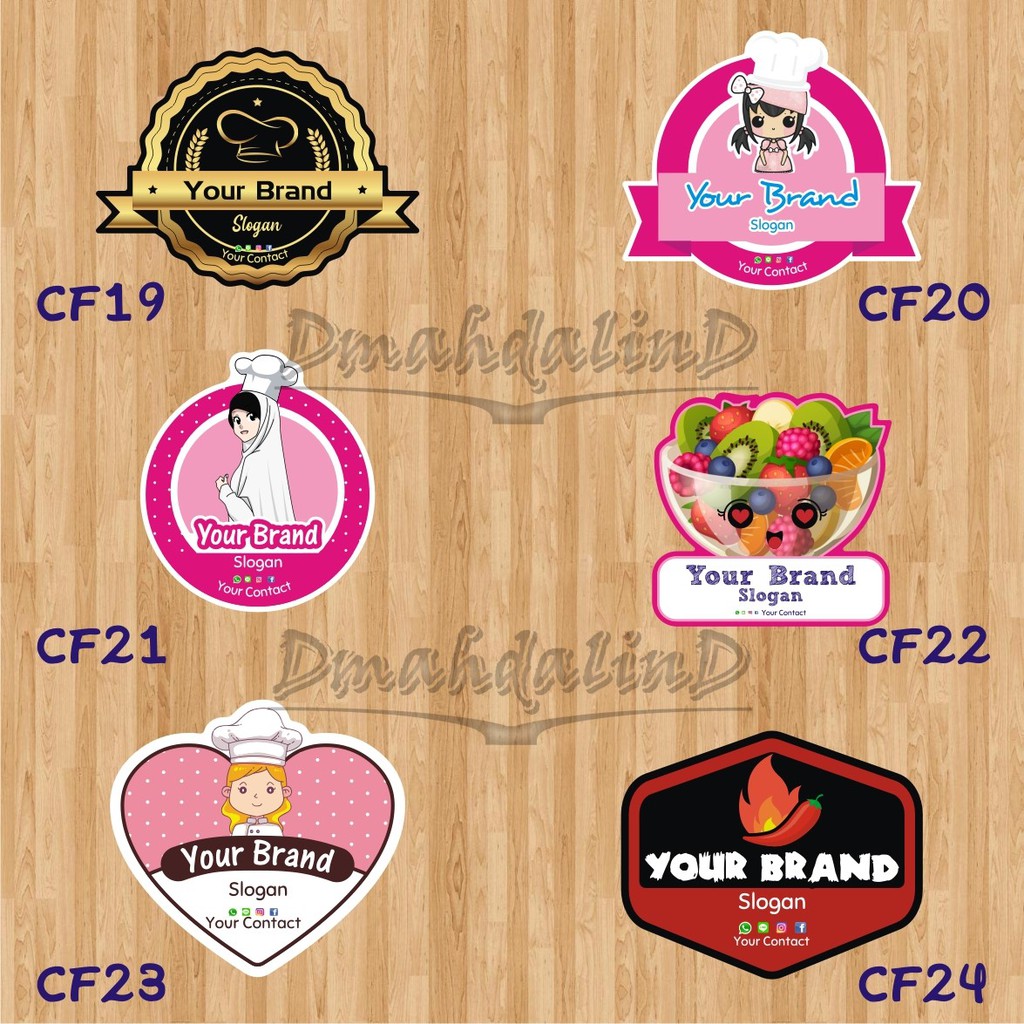 Detail Desain Label Makanan Online Nomer 9