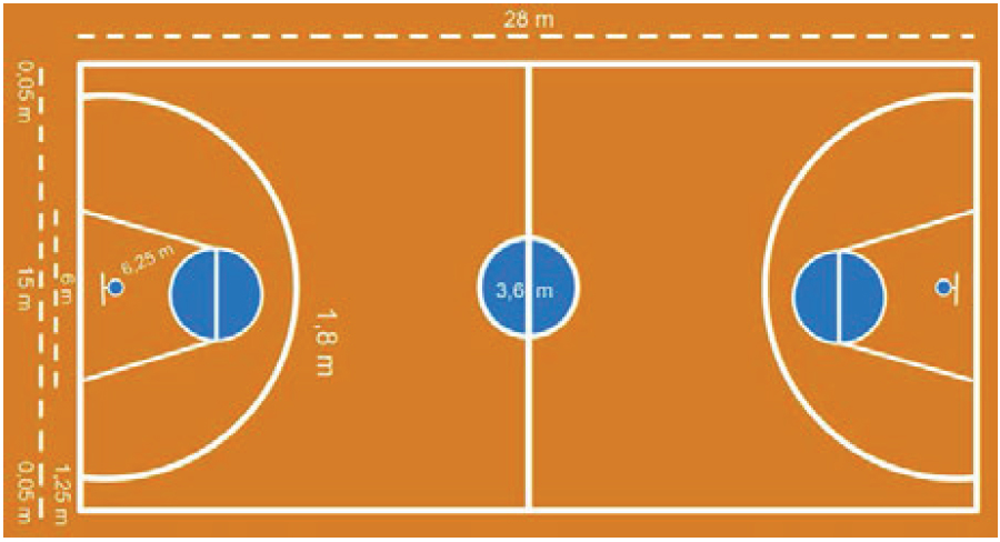 Detail Desain Lapangan Basket Nomer 12