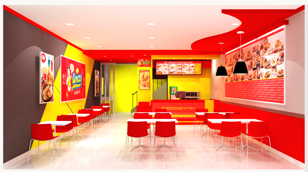 Detail Desain Mini Resto Fried Chicken Nomer 16