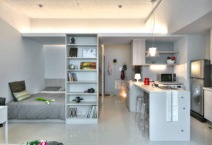 Detail Desain Minimalis Apartemen Studio Nomer 10