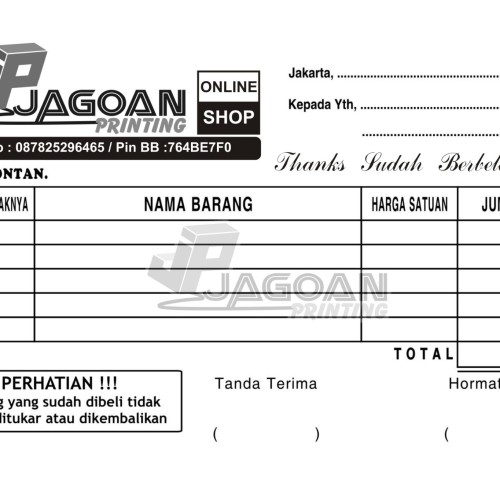 Detail Desain Nota Online Nomer 41