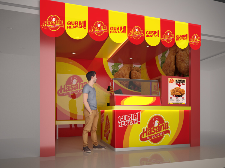 Detail Desain Outlet Fried Chicken Nomer 8