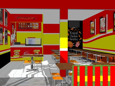 Detail Desain Outlet Fried Chicken Nomer 35