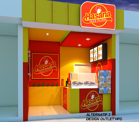 Detail Desain Outlet Fried Chicken Nomer 7