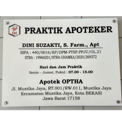 Detail Desain Papan Nama Apotek Nomer 4