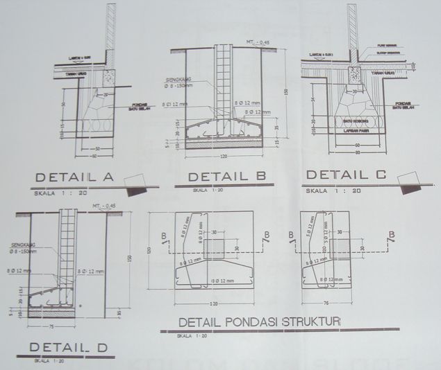 Detail Desain Pondasi Telapak Nomer 6