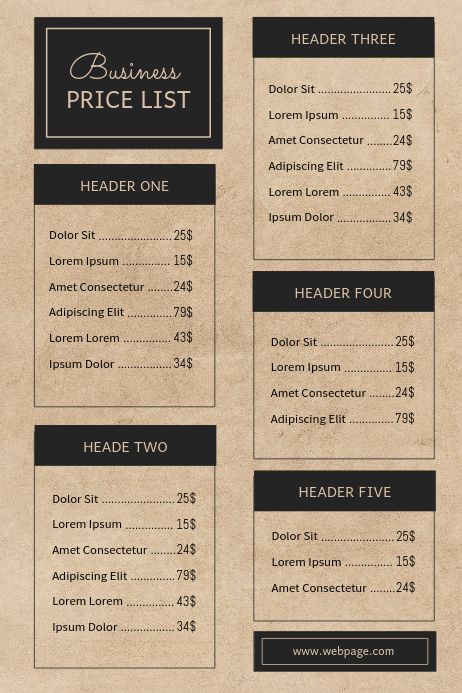 Detail Desain Price List Online Nomer 3