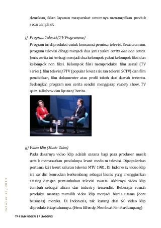 Detail Desain Produksi Program Acara Tv Nomer 9