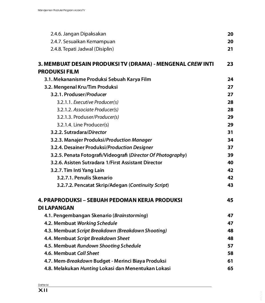 Detail Desain Produksi Program Acara Tv Nomer 10