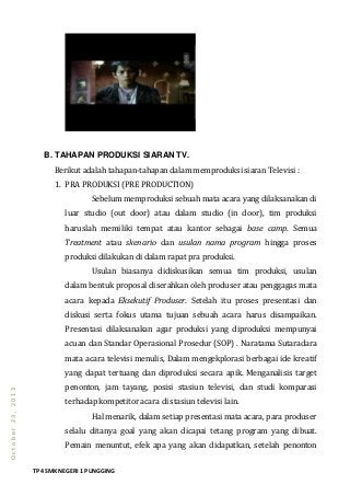 Detail Desain Produksi Program Acara Tv Nomer 17