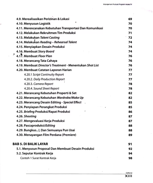 Detail Desain Produksi Program Acara Tv Nomer 21