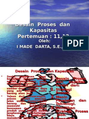 Detail Desain Proses Dan Kapasitas Nomer 52