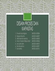 Detail Desain Proses Dan Kapasitas Nomer 8