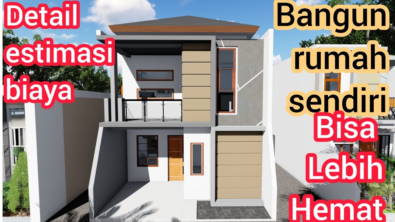 Desain Rumah 2 Lantai Sederhana Dan Biaya - KibrisPDR