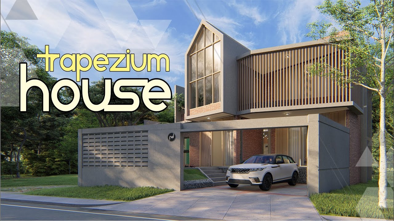 Detail Desain Rumah Bentuk Tanah Trapesium Koleksi Nomer 8