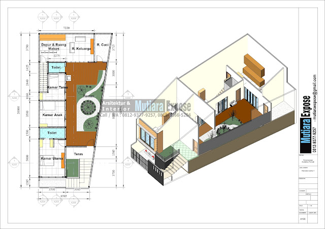 Detail Desain Rumah Bentuk Tanah Trapesium Nomer 18