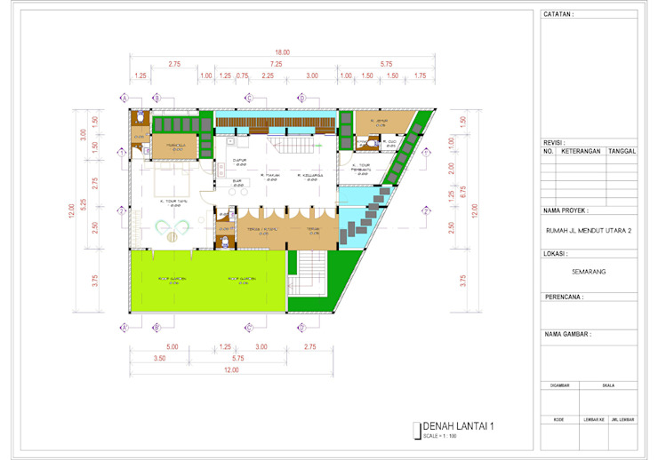 Detail Desain Rumah Bentuk Tanah Trapesium Nomer 4