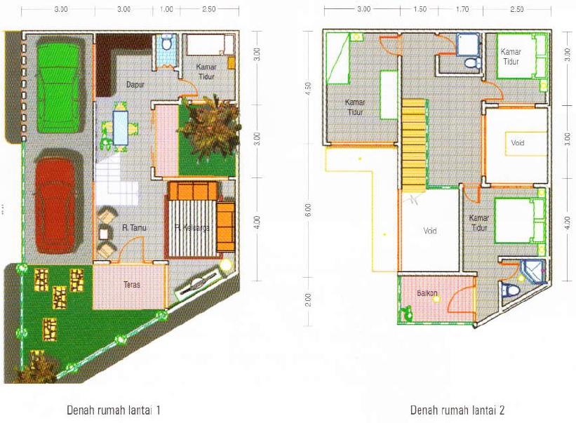 Desain Rumah Di Tanah Trapesium - KibrisPDR