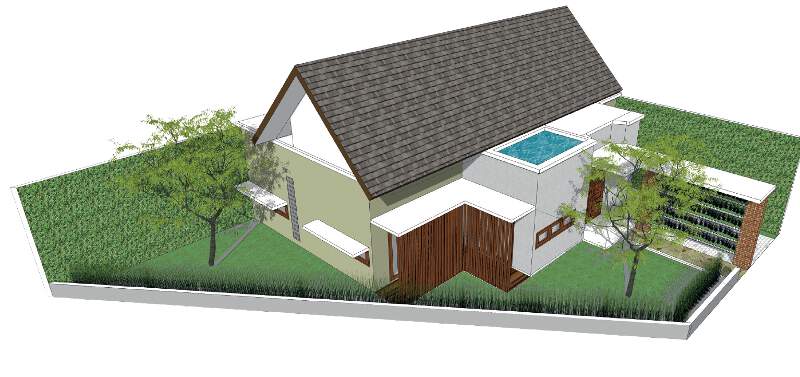 Detail Desain Rumah Di Tanah Trapesium Nomer 5