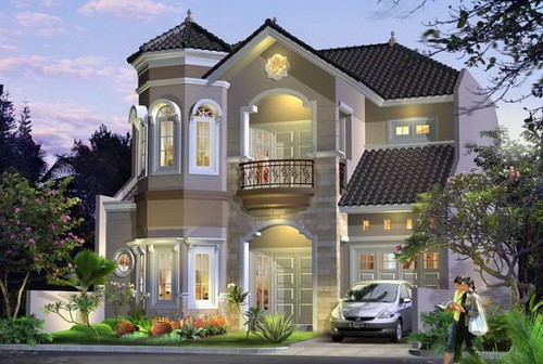 Detail Desain Rumah Gaya Eropa Nomer 31