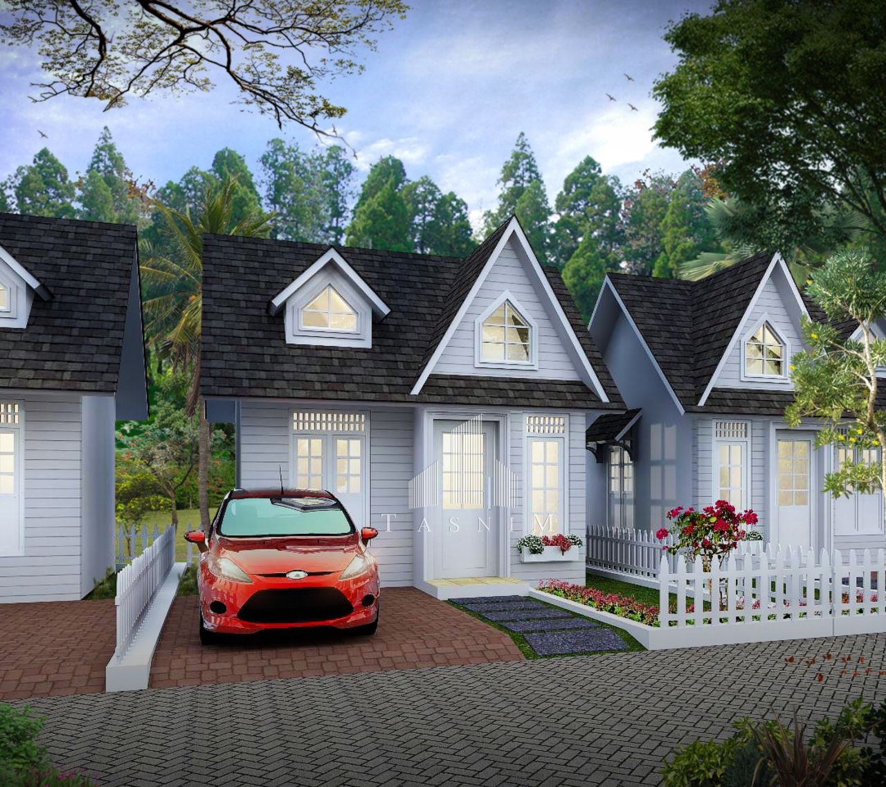 Detail Desain Rumah Gaya Eropa Nomer 37