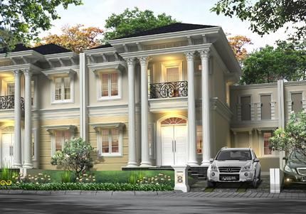 Detail Desain Rumah Gaya Klasik Nomer 33