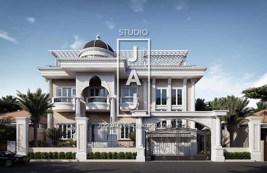 Detail Desain Rumah Gaya Klasik Nomer 46