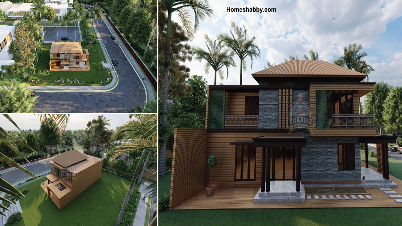 Detail Desain Rumah Gaya Resort Nomer 31