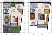 Detail Desain Rumah Lahan Trapesium Nomer 17