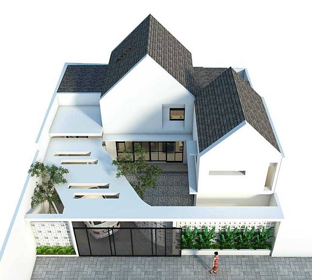 Detail Desain Rumah Lahan Trapesium Nomer 19