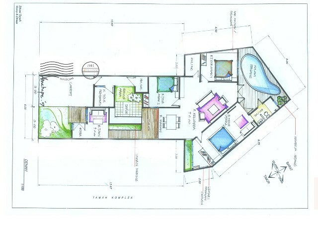 Detail Desain Rumah Lahan Trapesium Nomer 23