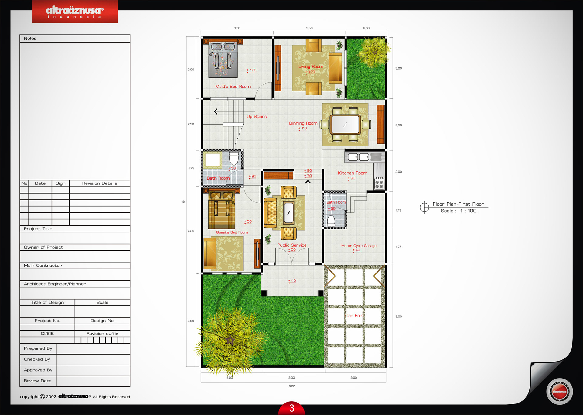 Detail Desain Rumah Lahan Trapesium Nomer 27